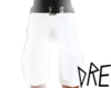 White Cargo Shorts