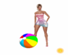 Beach Ball with poses