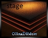 (OD) Square stage golden