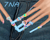 Kid Candy Rainbow Nails