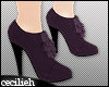 ! purple bridal shoes