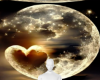 Gold sky night bg