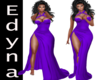 Purple NYE Long Dress