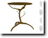 Natural Branch End Table
