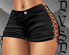 Laced Shorts in Black
