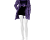 Purple Coat and Dress