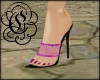 Purple Stiletto Slippers