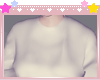 Basic crop sweater white
