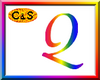 C&S Rainbow Letter Q