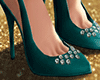 Gems Stilettos Green