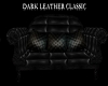 [F]DARK LEATHER COUCH