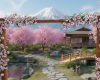 Cherry Blossom Backdrop