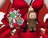 Labubu Grinch Side Bag