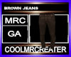 BROWN JEANS