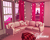 Pink Living Room Deco