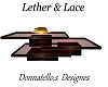 lether lace coffee table