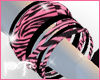 AB ~ Pink Zebra Bangles