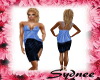 Syds Blue Top&Skirt