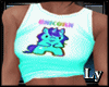 *LY* Unicorn Teal Top
