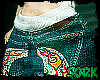 jeans y2k flames hell in