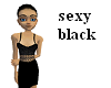 black sexy dress