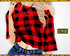 ! Tied Sweater Lum Plaid