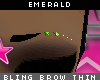 [V4NY] BlingBrow Emerald
