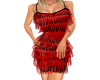 red/blk fringe dress