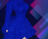 Q/K Sweater Dress Blue