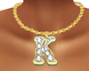 gold chain letter K