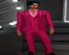 Pink Tieless Suit