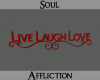 Live Laugh Love-Red