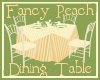 Fancy Peach Dining Table