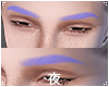 夜 ✩  indigo eyebrows