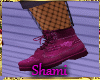 PINK BOOTS LEATHER SB