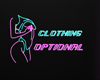 Clothing Optional Sign