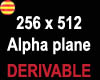 Derivable plane 256 x512