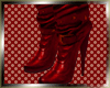 *P* Red Leather Boots