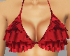 *T* Red Ruffle Bikini