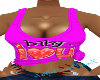 Med Pink I Luv U TankTop