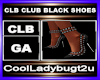 CLB CLUB BLACK SHOE