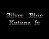 Silver - Blue Katana - F