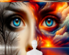 Natures fury face bg