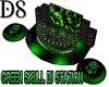 Green Skull Dj Station
