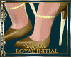 [S] Golden Glitter Heels