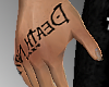 Death Note hands tat