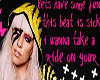 Lady GaGa sticker