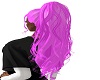 Neon pink hair