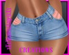 Peach Zebra Shorts