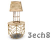 Bamboo lamp Side table